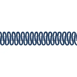 Thibaut Sashay Applique in Navy (E12437)