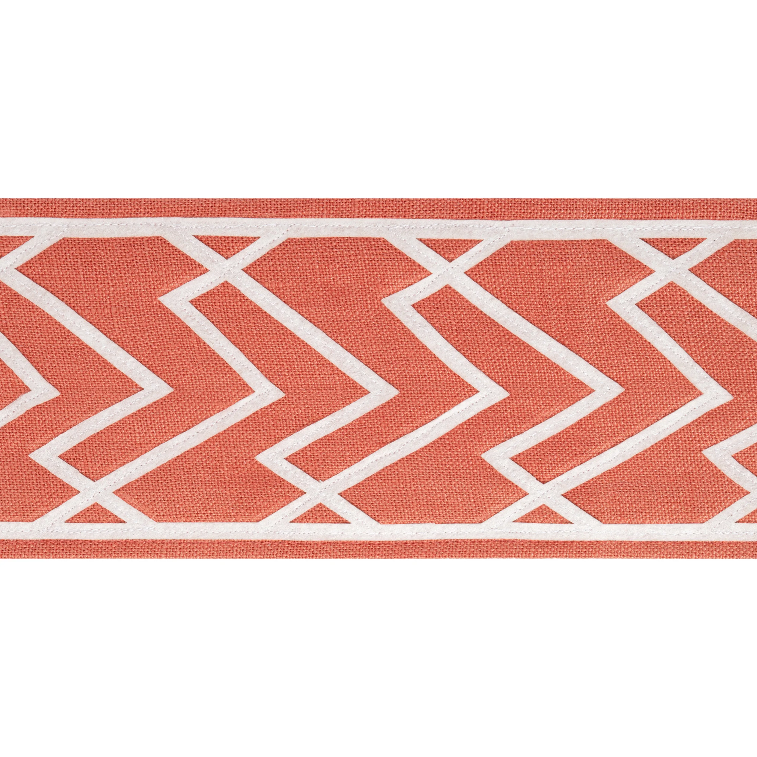Thibaut Summit Applique Tape in Coral (E12210)