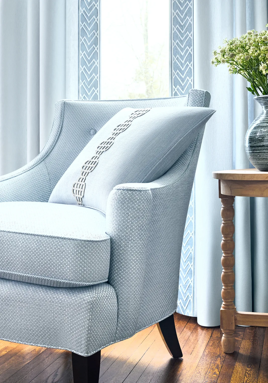 Thibaut Summit Applique Tape in Slate (E12214)