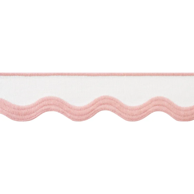 Thibaut Wave Tape in Blush on White (E12329)