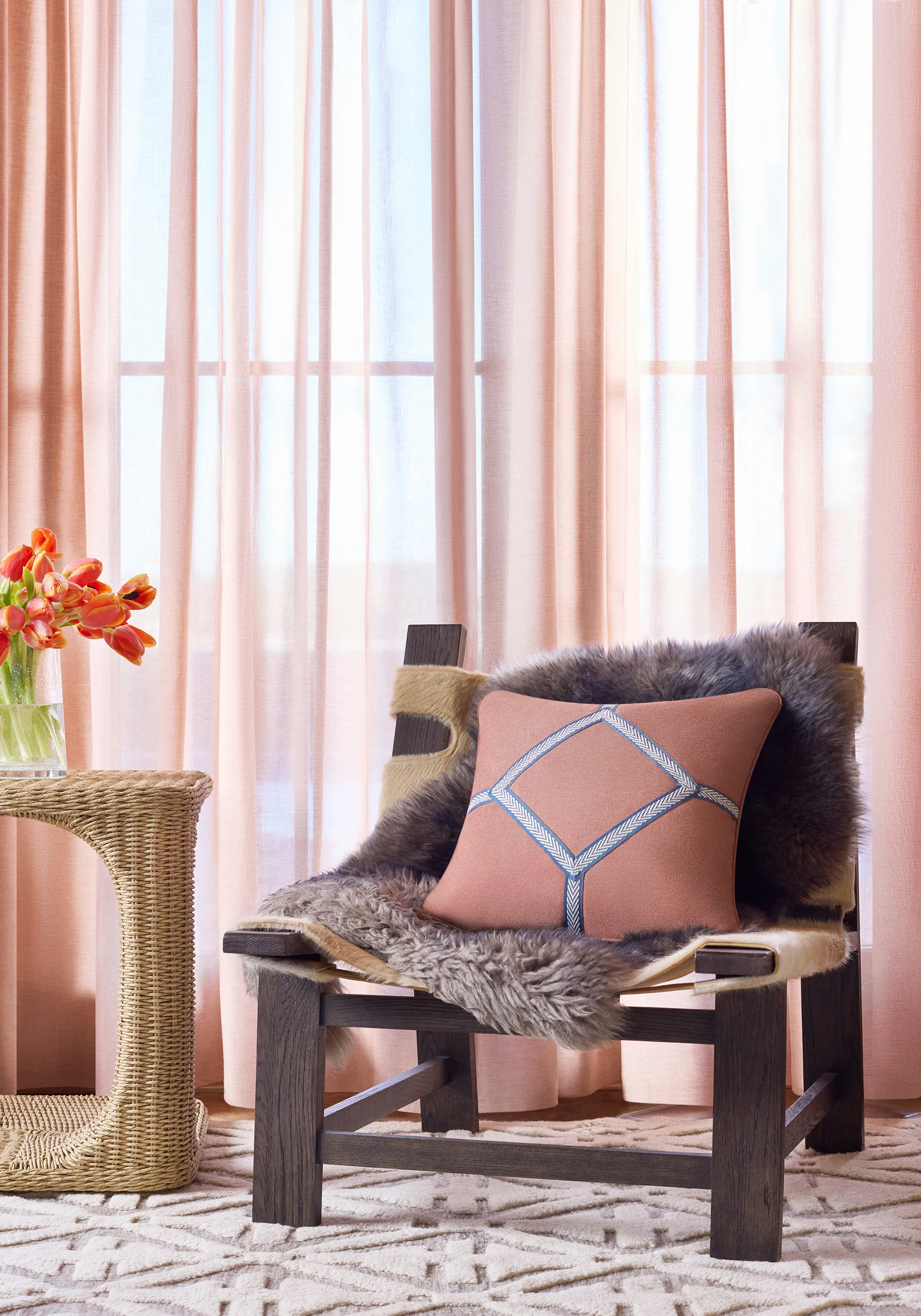 Thibaut Westport Tape in Teal (E81843)