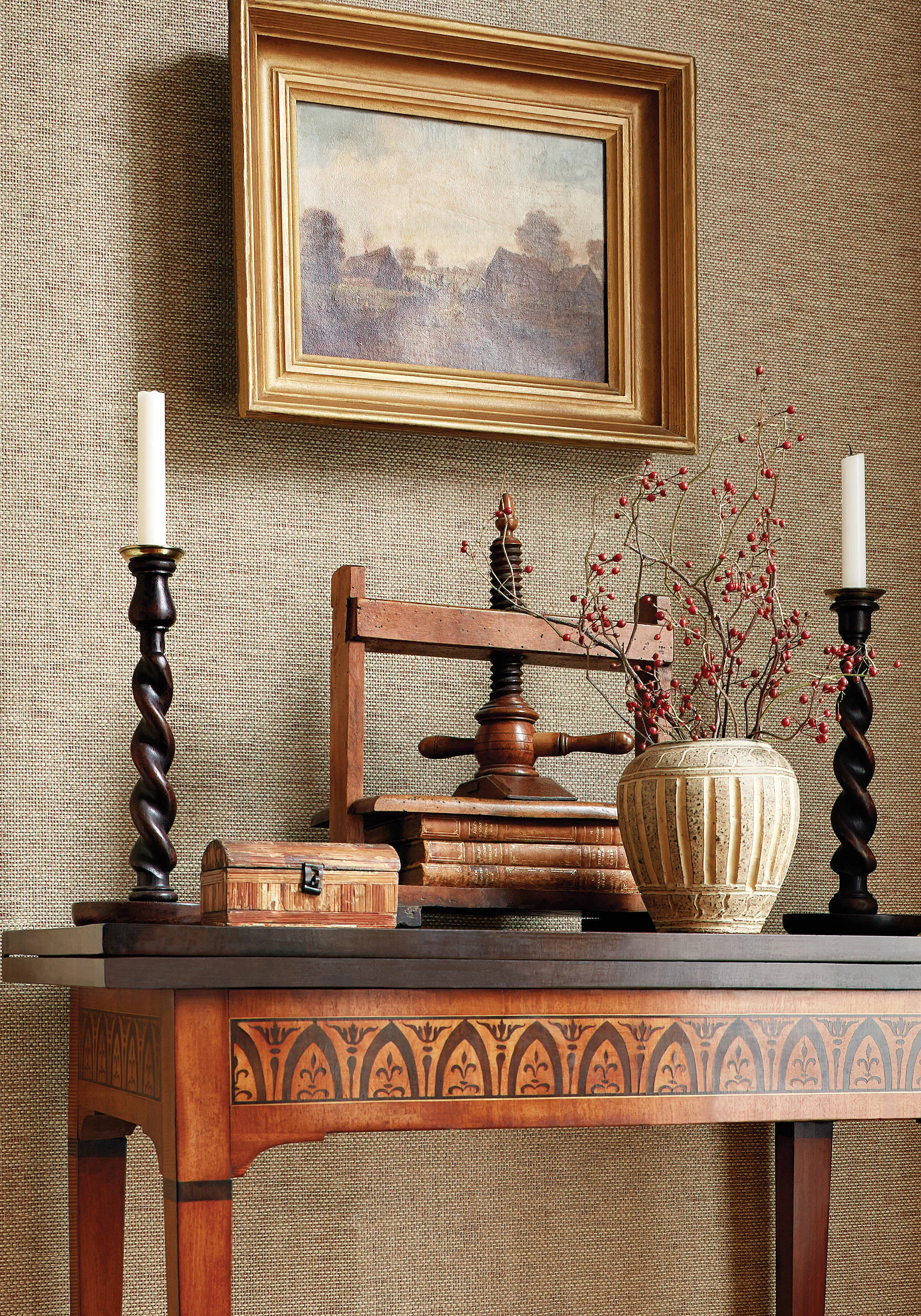 Thibaut Adriatic in Taupe and Red (T41138)