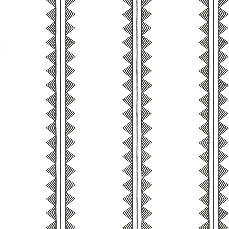 Thibaut Agave Stripe in Black (T16232)