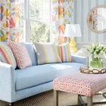 T16228 | Agave Stripe - French Blue Thibaut Agave Stripe in French Blue (T16228)