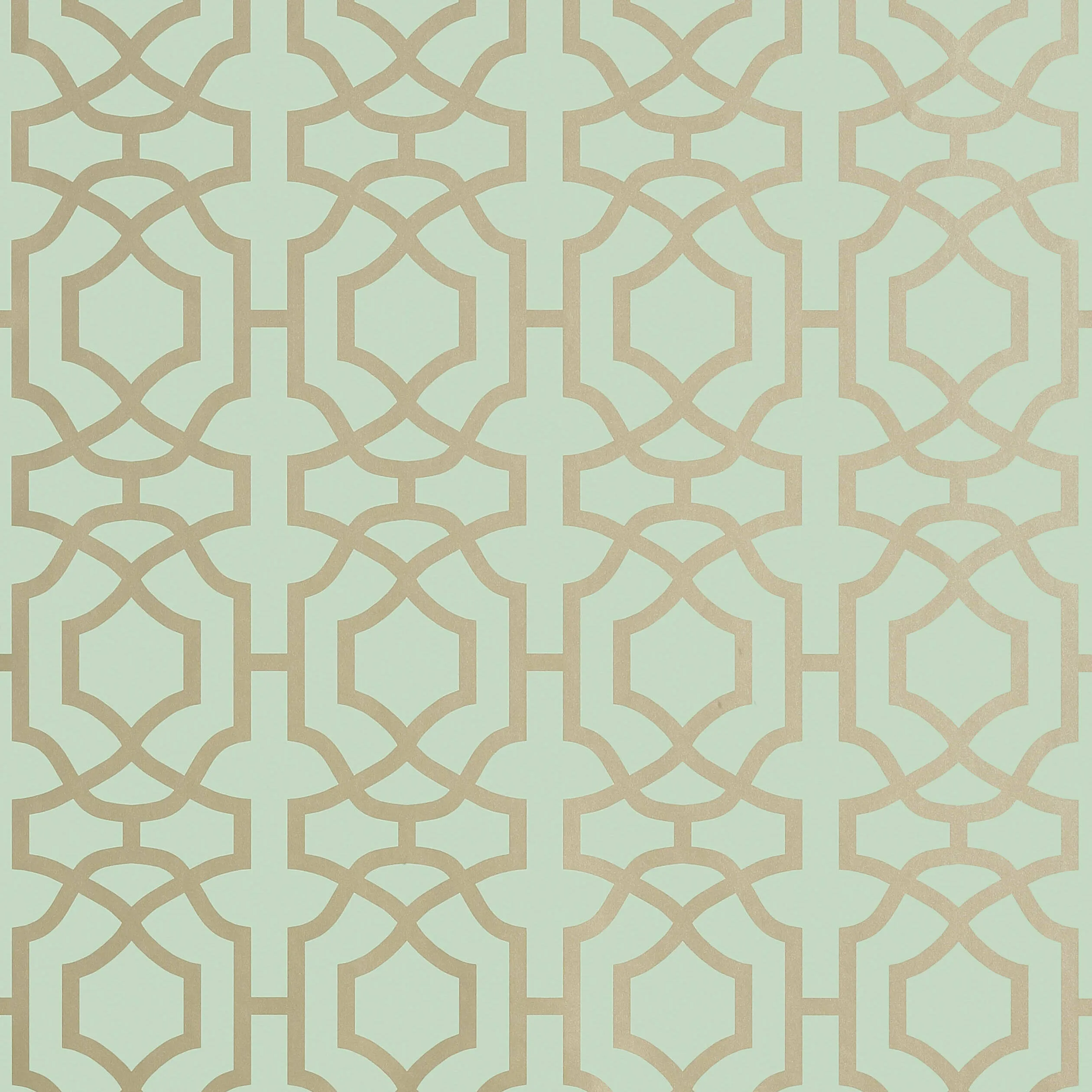 Thibaut Alston Trellis in Metallic Gold on Seaglass (T13031)