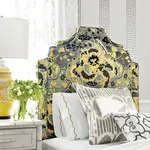 T14244 | Andreas Stripe - Metallic Silver on White Thibaut Andreas Stripe in Metallic Silver on White (T14244)