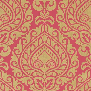 Anna French Annette in Metallic Gold on Pink (AT34108)