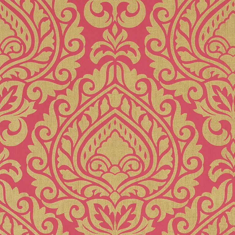 Anna French Annette in Metallic Gold on Pink (AT34108)