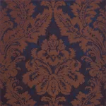 Thibaut Argentina Damask in Brown and Navy (T6869)