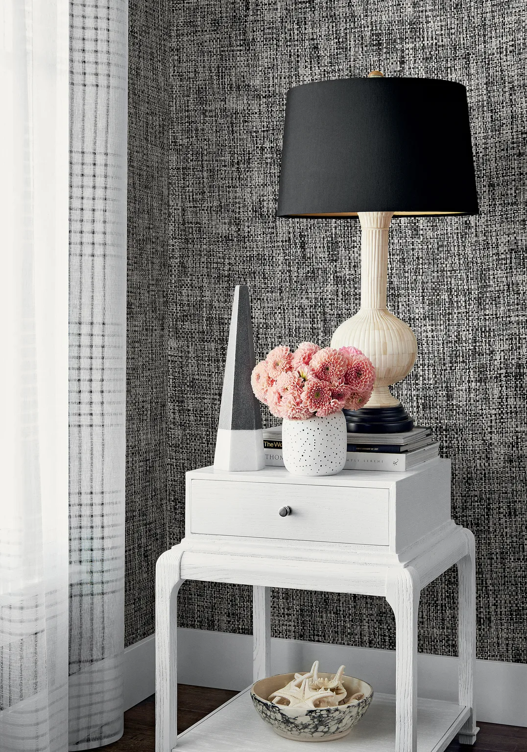 Thibaut Arthur's Tweed in Black (T27030)