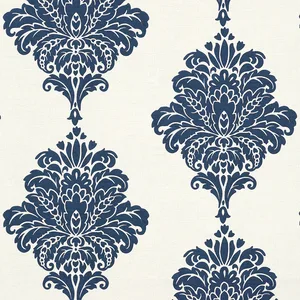 Thibaut Arturo Damask in Navy (T13014)
