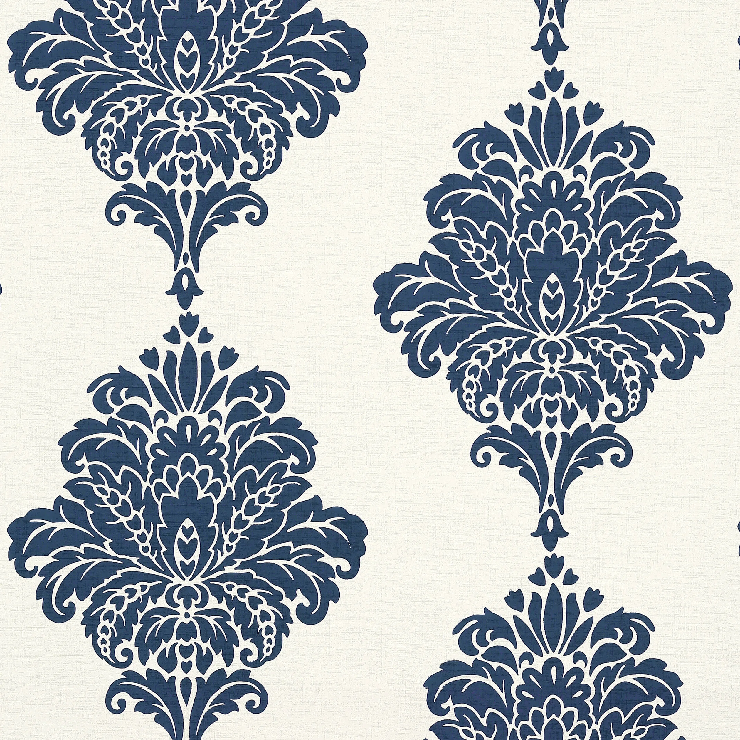 Thibaut Arturo Damask in Navy (T13014)