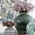 Thibaut Asian Scenic in Purple and Blue (T75459)