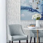 T10465 | Aurora - Soft Blue and Grey Thibaut Aurora in Soft Blue and Grey (T10465)