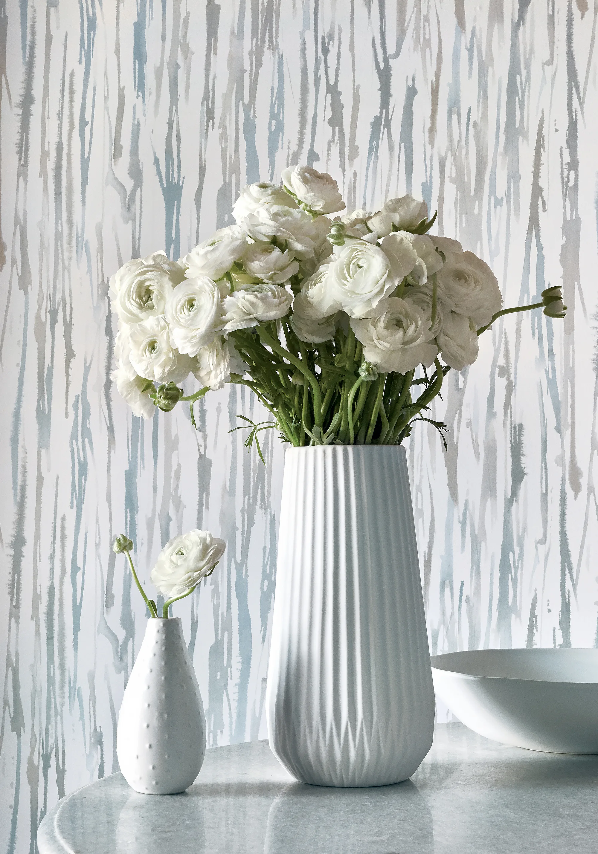 T10465 | Aurora - Soft Blue and Grey Thibaut Aurora in Soft Blue and Grey (T10465)
