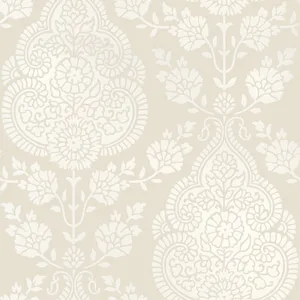 Anna French Balmuccia Damask in Beige (AT57864)
