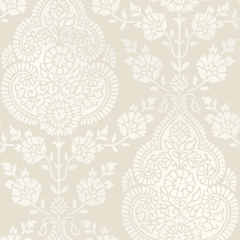 Anna French Balmuccia Damask in Beige (AT57864)