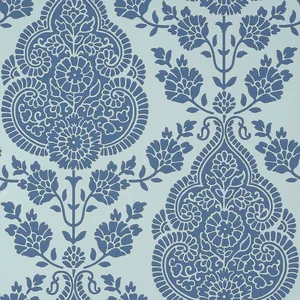 Anna French Balmuccia Damask in Blue (AT57868)
