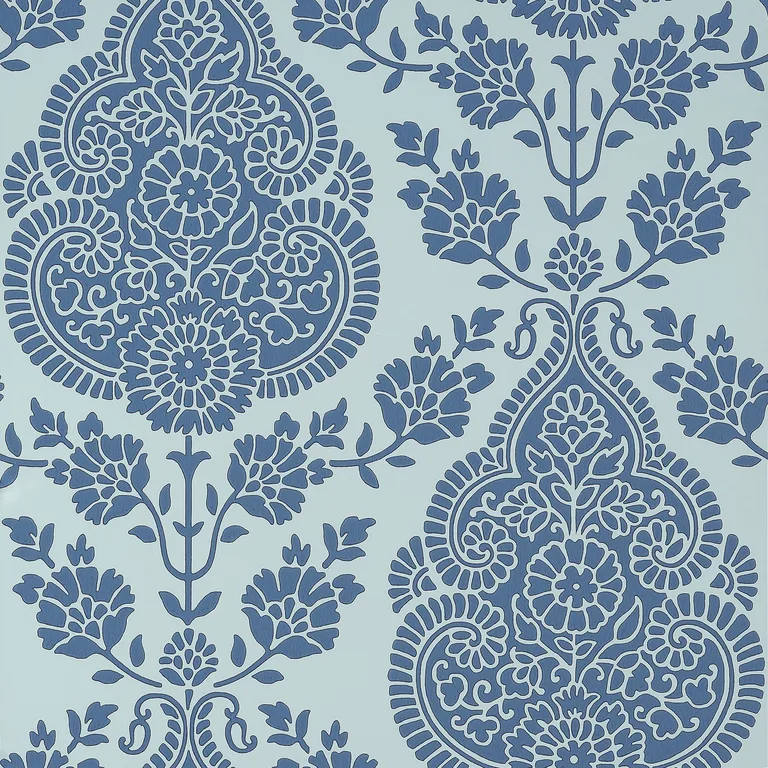 Anna French Balmuccia Damask in Blue (AT57868)