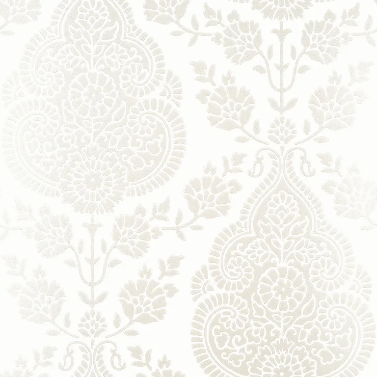 Anna French Balmuccia Damask in Pearl (AT57863)