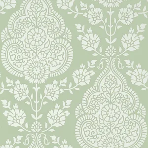Anna French Balmuccia Damask in Soft Green (AT57867)