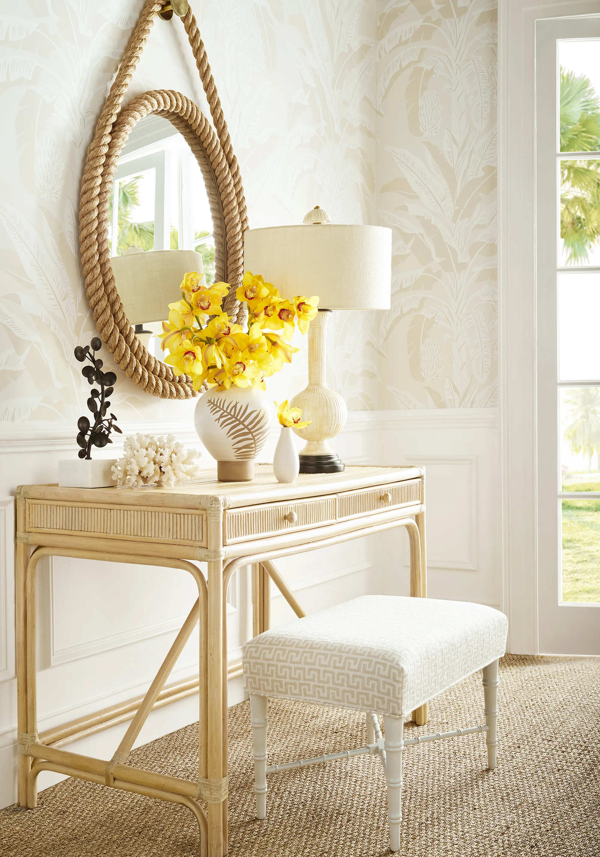 Thibaut Banana Tree in Beige (T13920)