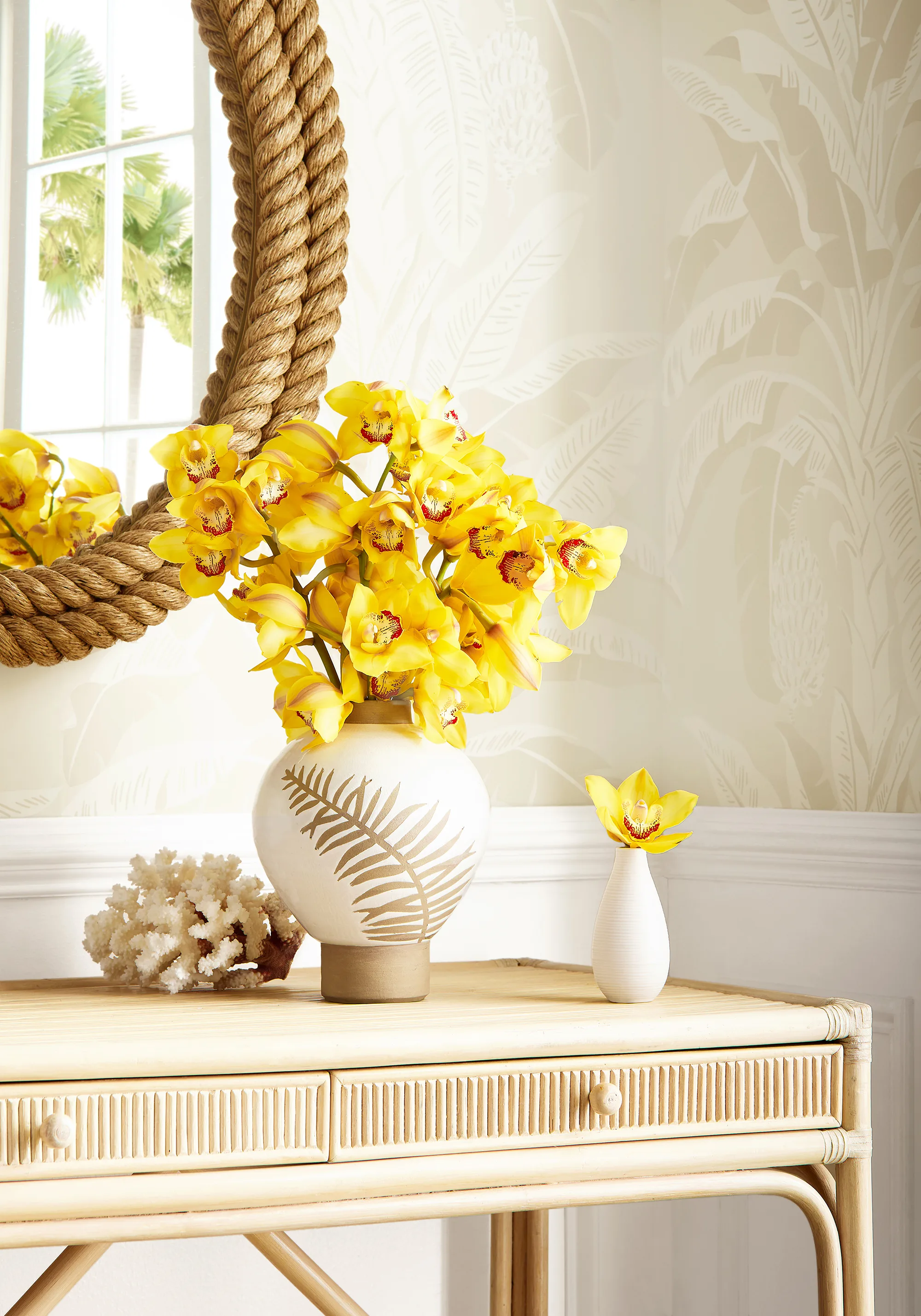 Thibaut Banana Tree in Beige (T13920)