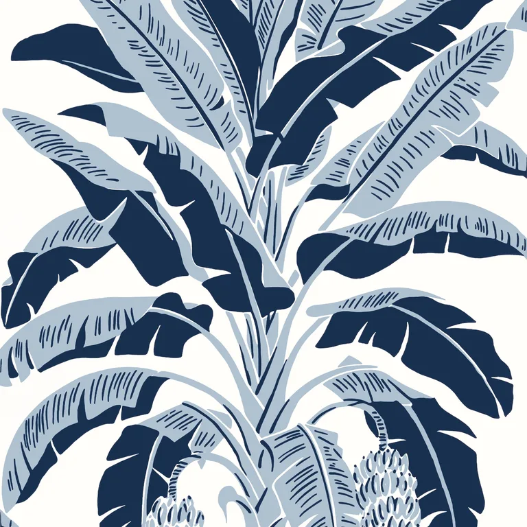Thibaut Banana Tree in Navy (T13915)