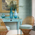 T6841 | Banyan Basket - Teal Thibaut Banyan Basket in Teal (T6841)