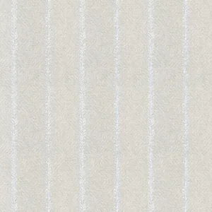 Thibaut Barrier Weave in Metallic Silver on Soft Grey (T15809)