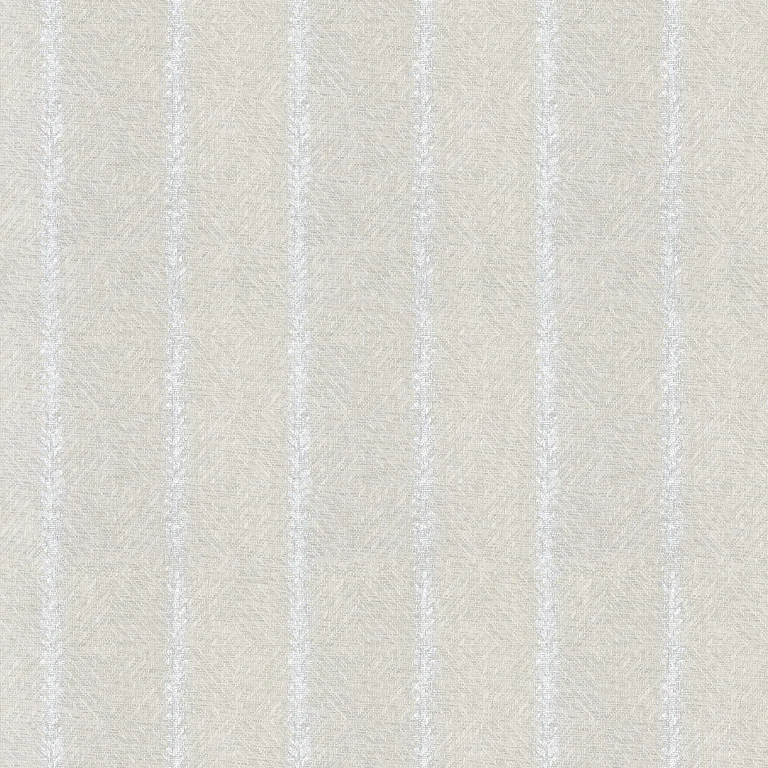 Thibaut Barrier Weave in Metallic Silver on Soft Grey (T15809)
