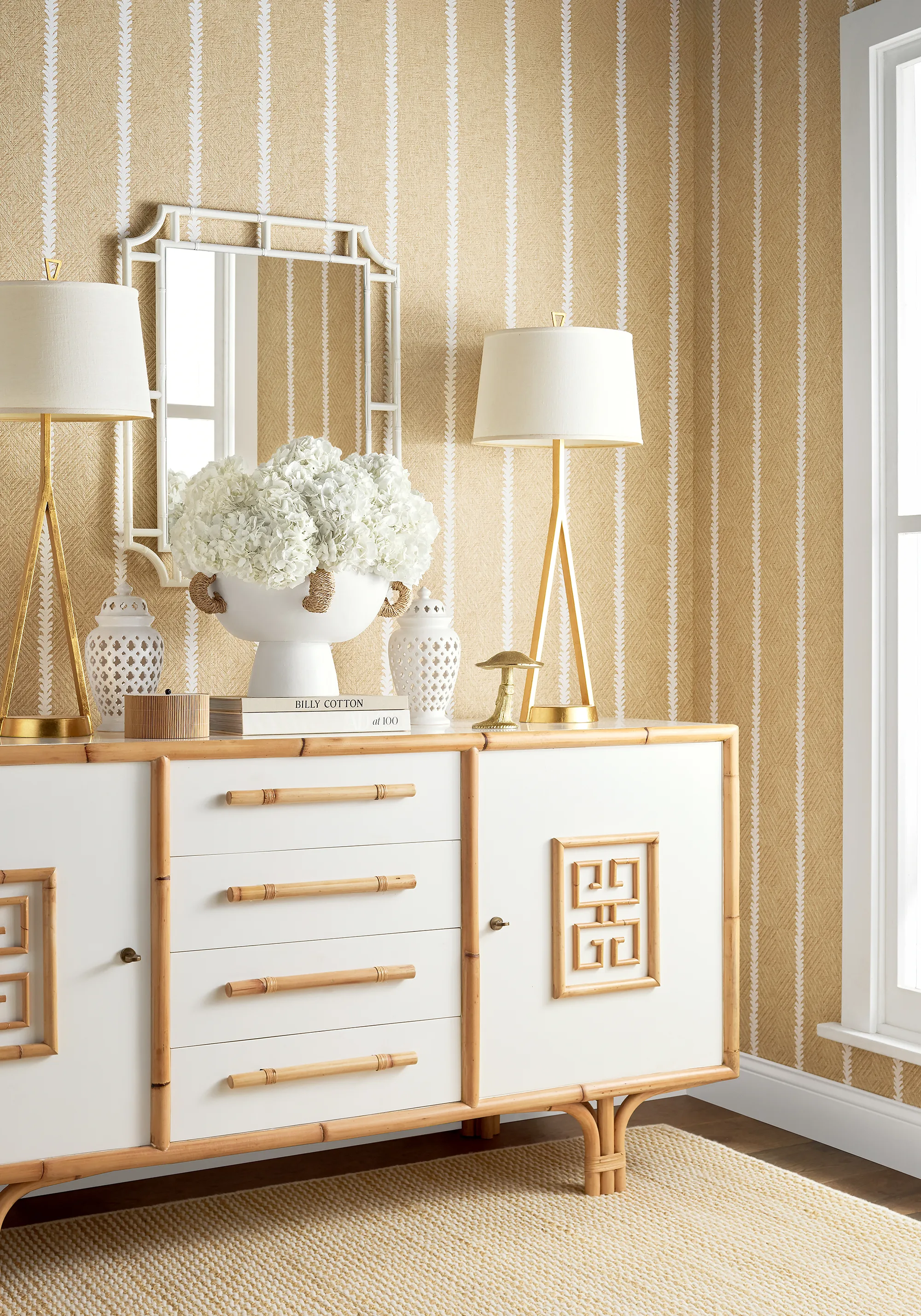 Thibaut Barrier Weave in Wheat (T15806)