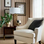 T44004 | Bennett Stripe - Cognac Thibaut Bennett Stripe in Cognac (T44004)