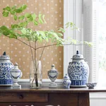 T36450 | Bethany - White on Natural Thibaut Bethany in White on Natural (T36450)