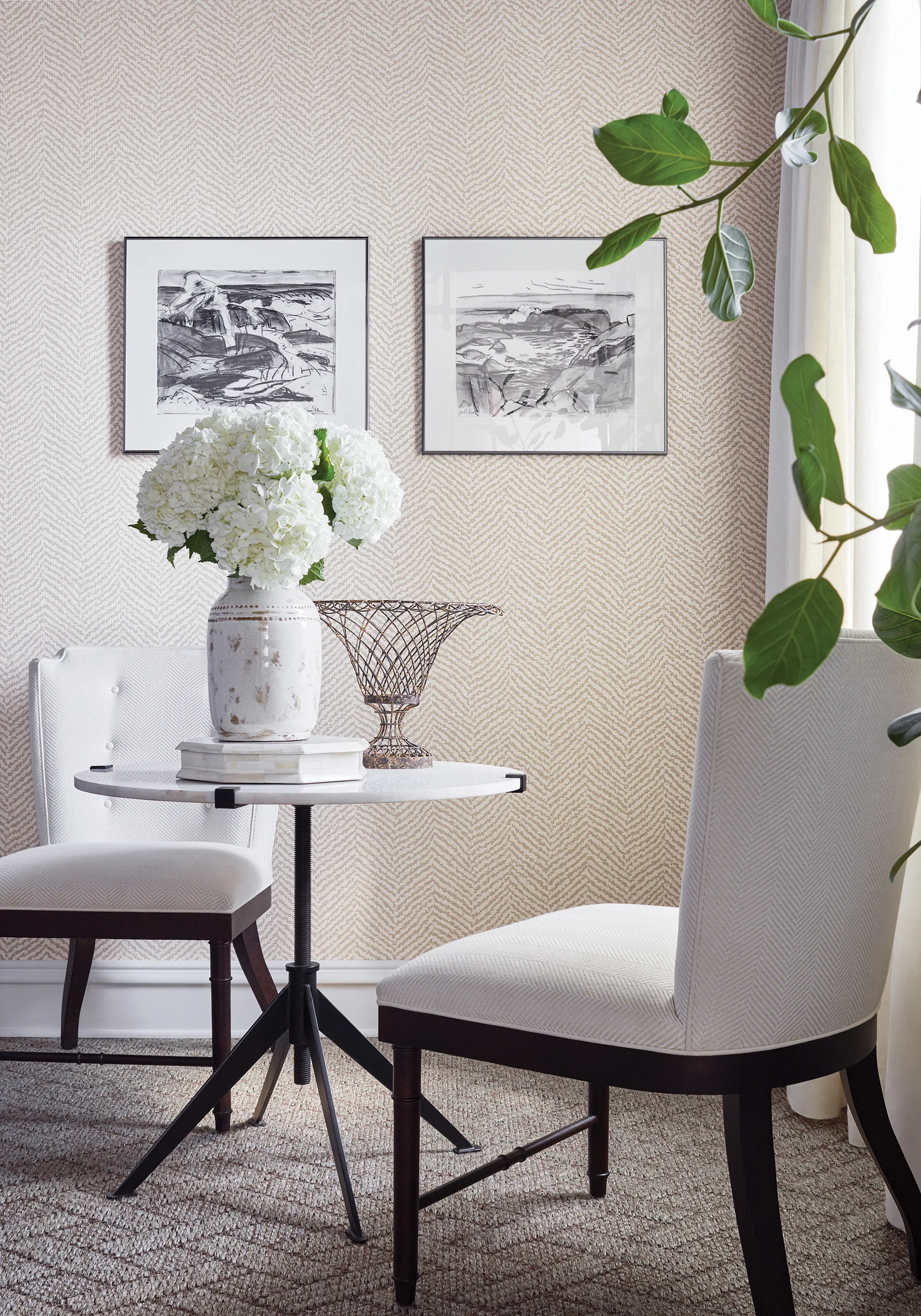 Thibaut Big Sur in Cream (T72861)