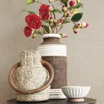 T14122 | Bilzen Linen - Beige Thibaut Bilzen Linen in Beige (T14122)