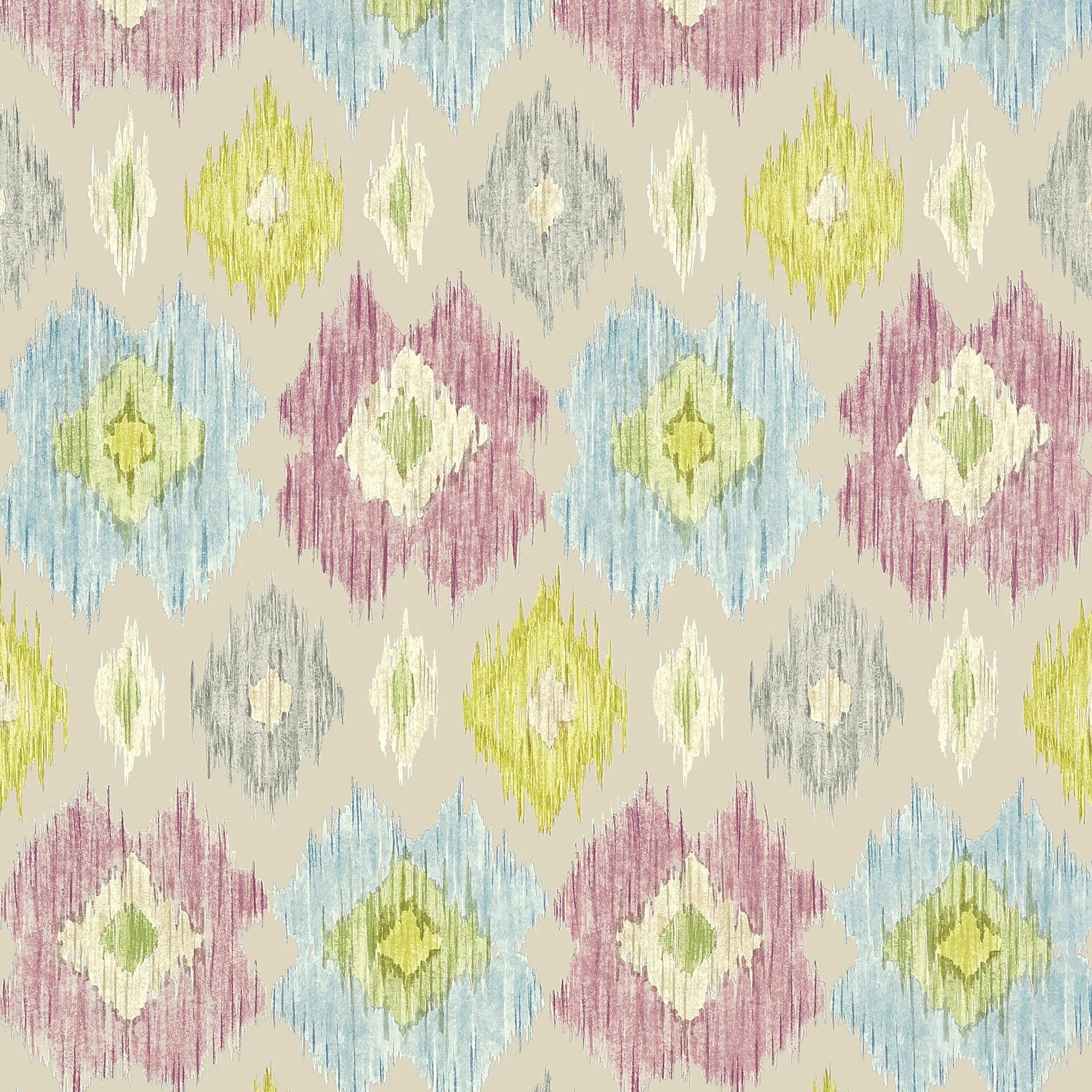 Thibaut Bimini Ikat in Grey (T5731)