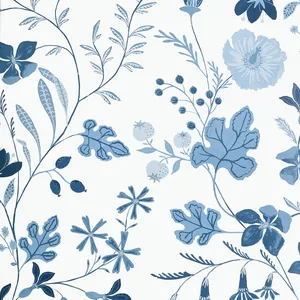 Thibaut Bloom in Blue and White (T14626)