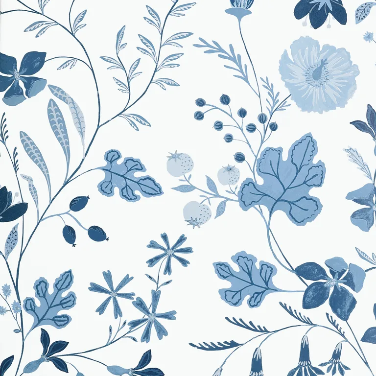 Thibaut Bloom in Blue and White (T14626)