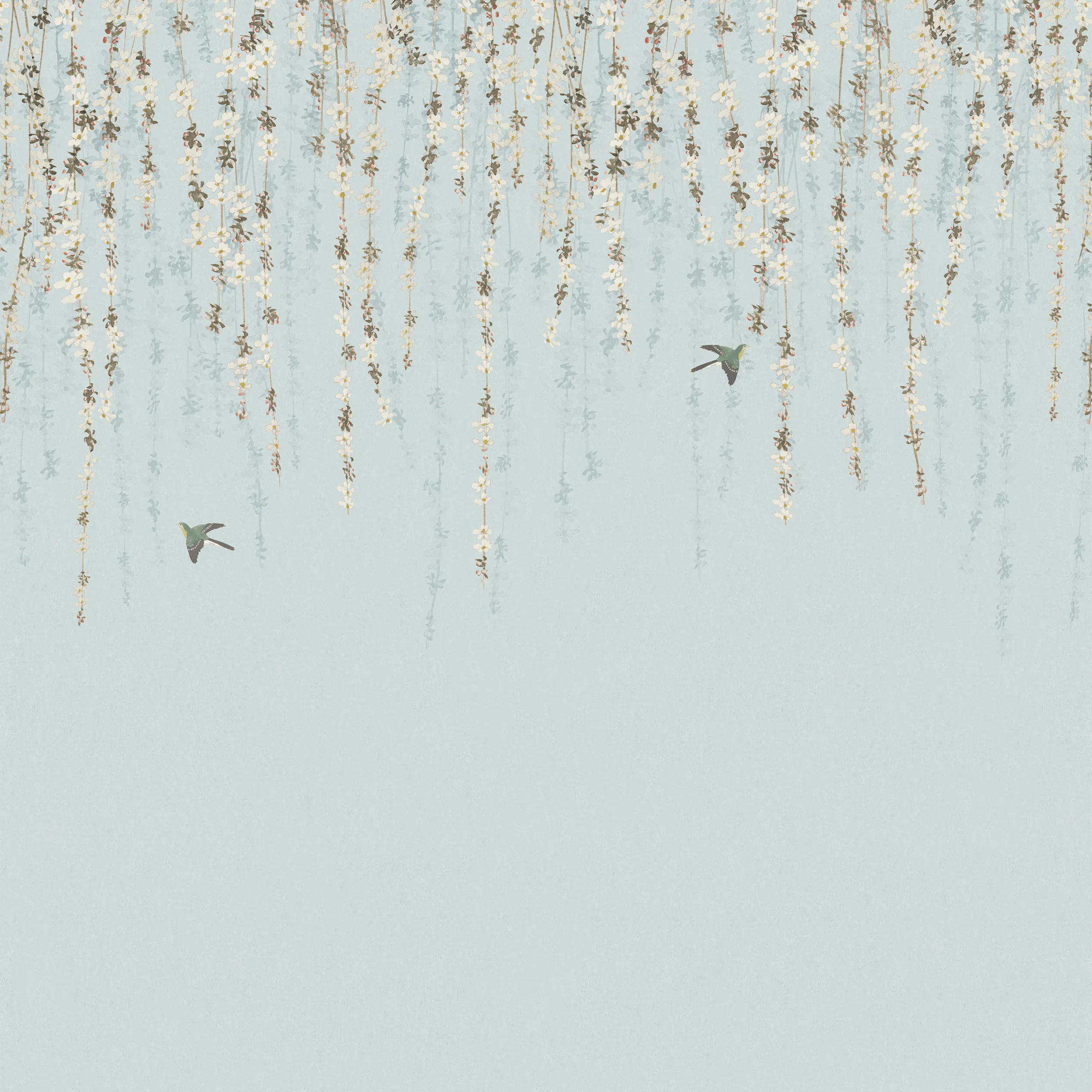 TM24453 | Blossom Mural – Blue