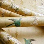 TM24452 | Blossom Mural - Gold Thibaut Blossom Mural in Gold (TM24452)