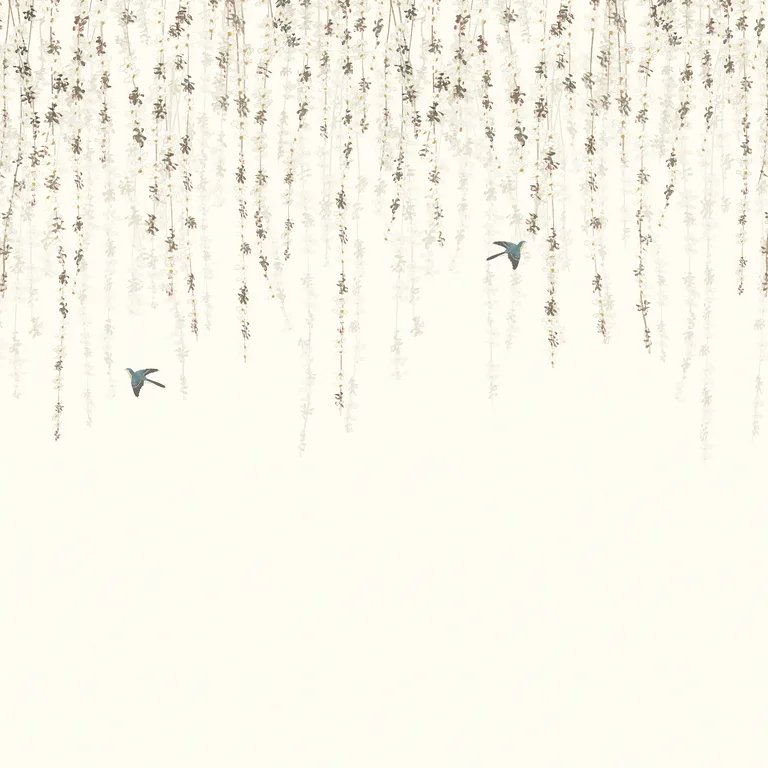 Thibaut Blossom Mural in White (TM24451)