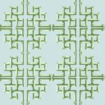 T13903 | Boca Bamboo - Green and Blue Thibaut Boca Bamboo in Green and Blue (T13903)