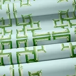T13903 | Boca Bamboo - Green and Blue Thibaut Boca Bamboo in Green and Blue (T13903)