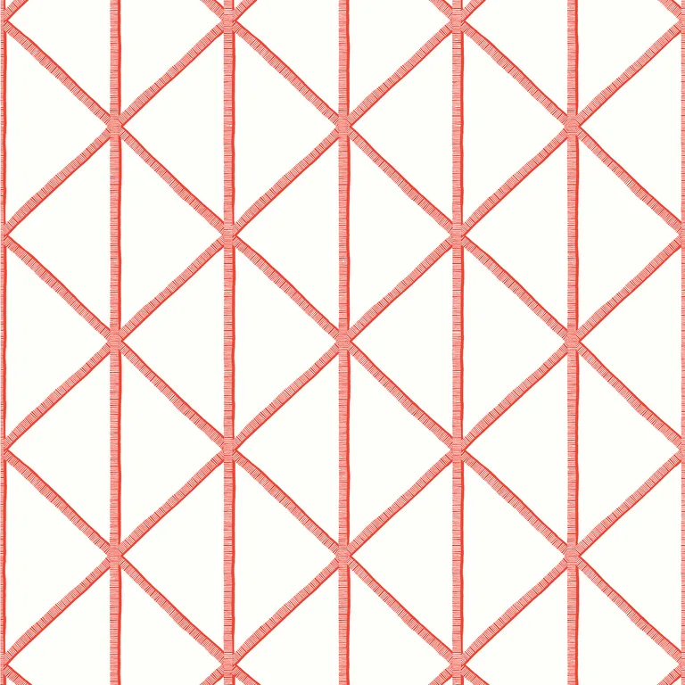 Thibaut Box Kite in Coral (T10137)