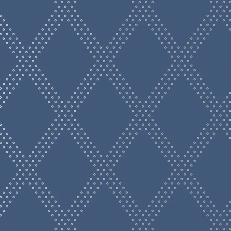 Thibaut Brad in Silver on Navy (T11040)