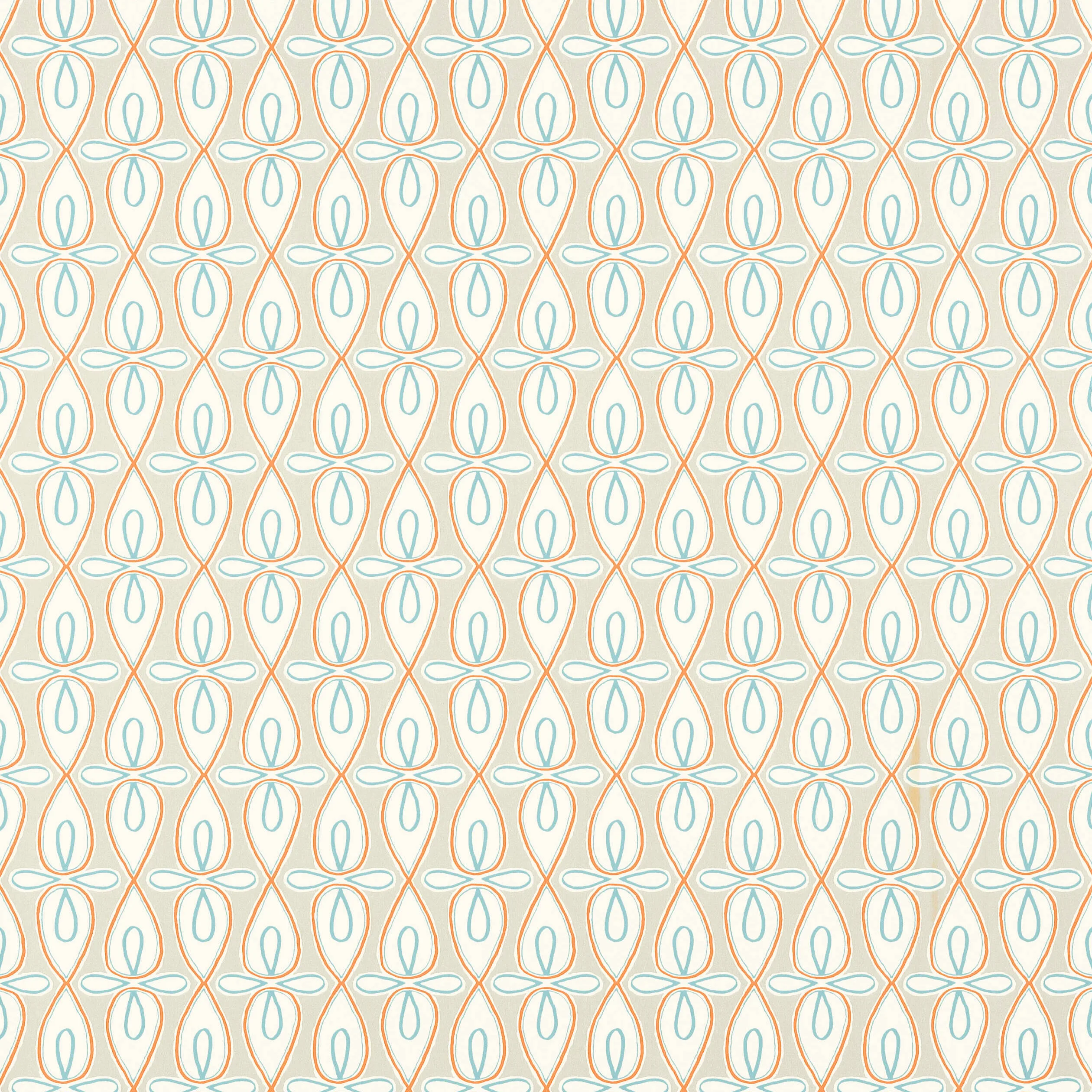 Thibaut Bribie in Coral and Turquoise (T16059)