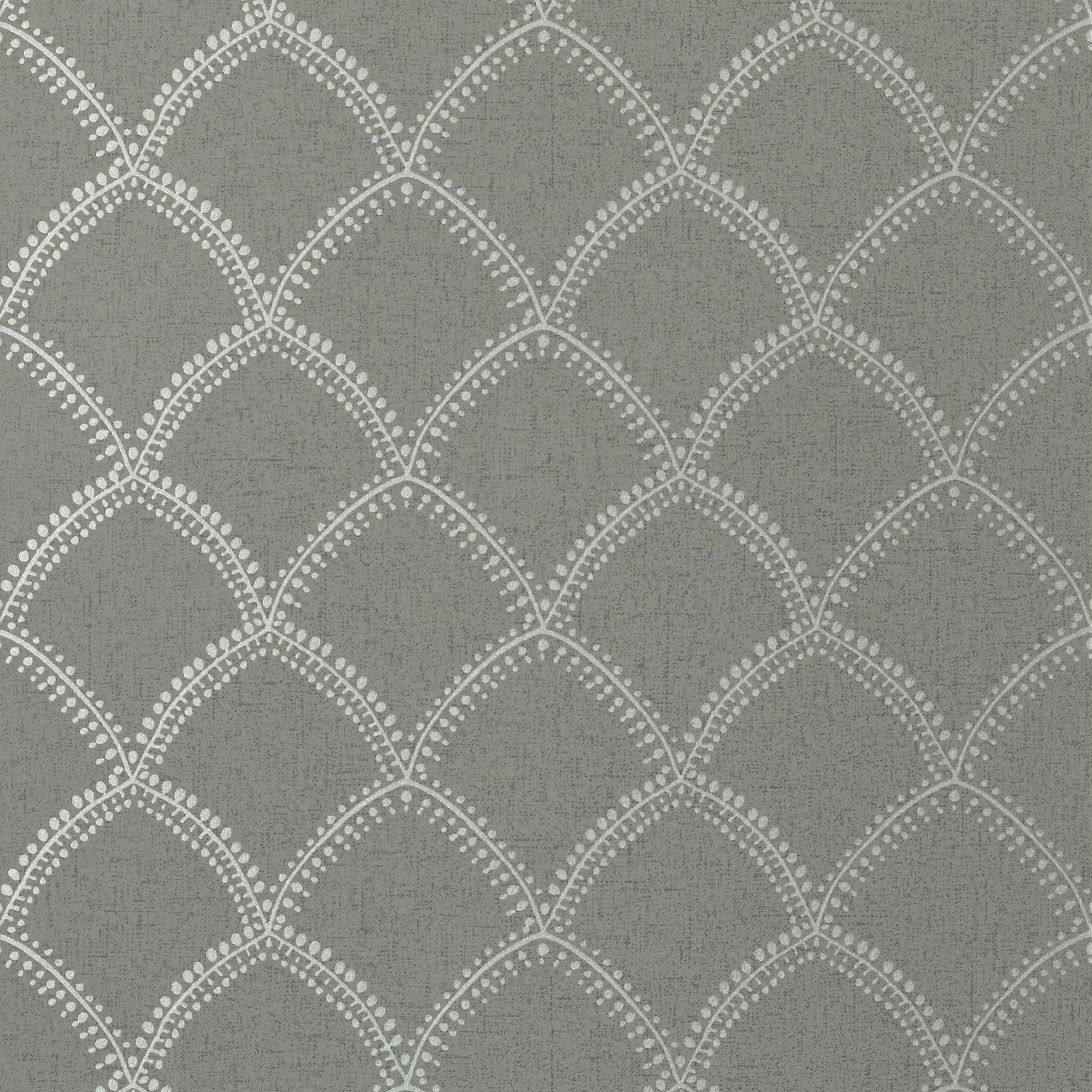Anna French Burmese in Metallic Silver on Charcoal (AT7910)