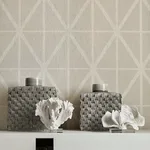 T359 | Cafe Weave Trellis - Putty Thibaut Cafe Weave Trellis in Putty (T359)