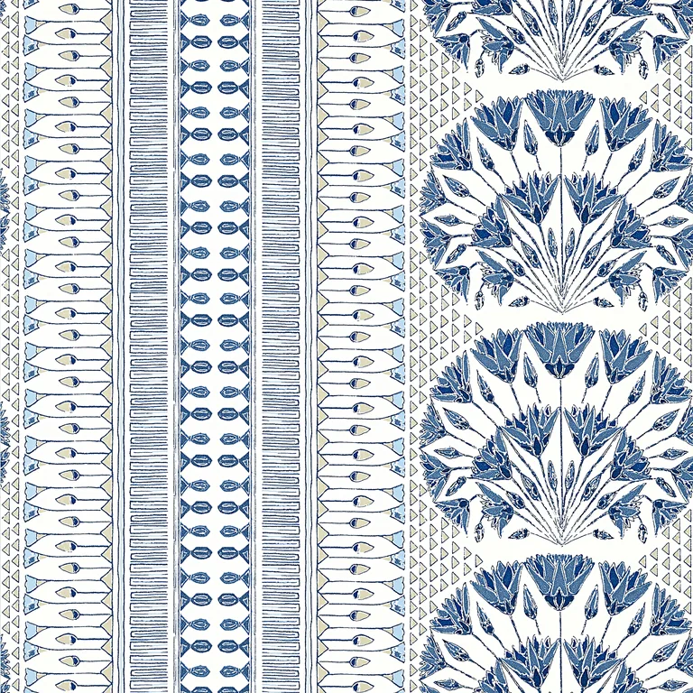 Anna French Cairo in Blue and White (AT9624)